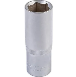 Головка торцева MASTERTOOL шестигранна подовжена 1/2" 20мм (78-0520)