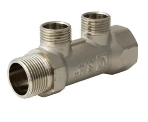 Колектор VALTEC із зовнішнім різьбленням 3/4"x1/2" 2 виходи (VTc.500.N.0502)
