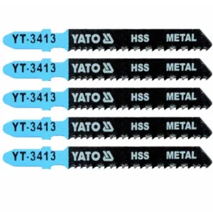 Набір полотен для електролобзика YATO метал 12TPI 75мм 5шт (YT-3413)