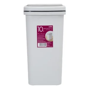 Фото мусорное ведро mvm bin-04 серое 10л (bin-04 10l gray)