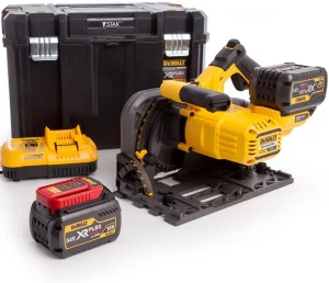 Пила дискова занурювальна акумуляторна DeWALT DCS520T2R