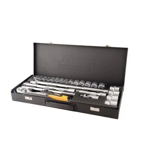 Набір головок торцевих MASTERTOOL PROFI 1/2" 10-32мм 24шт (78-4124)