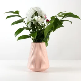 Фото ваза декоративная mvm dh-flowers-04 90х160х200мм розовая (dh-flowers-04 pink)