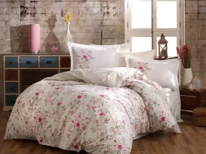 Комплект постільної білизни HOBBY Poplin Royal фуксія 200x220см євро (42633_2,0)