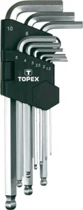 Набір шестигранних ключів TOPEX 1,5-10 набір 9 шт (35D957)