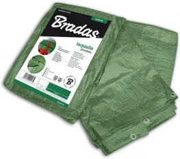 Тент водонепроницаемый Bradas GREEN 5x8м, 90 гр/м.кв (PL905/8)