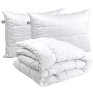 Фото комплект руно warm silver одеяло 200х220см и 2 подушки 50х70см (925.52_warm silver)