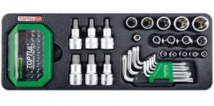 Набір інструментів TOPTUL TORX і біт 65шт (GAAT6502)