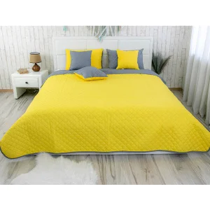 Покривало Руно мікрофайбер 220x240см (330.52У_Yellow Grey)