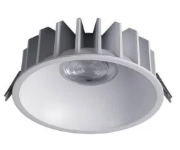 Фото точечный врезной светильник kloodi led kd-semi242 15w 4k wh ip20