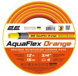 Шланг садовый 2Е AquaFlex Orange 3/4“ 12м (2E-GHE34OE12)