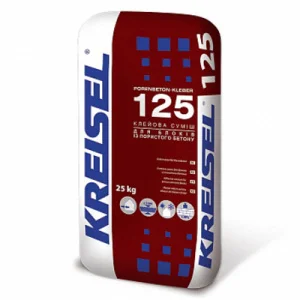 Суміш для кладки блоків з коміркового бетону Kreisel 125 25кг