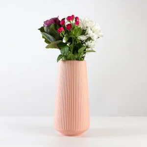 Ваза декоративна MVM DH-FLOWERS-03 110х150х300мм рожева (DH-FLOWERS-03 PINK)
