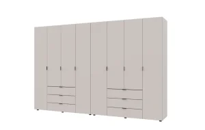 Комплект шаф для одягу Doros Гелар кашемір 310х49,5х203,4см 2 предмети (80737642)