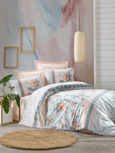 Комплект постільної білизни Cotton box Lilly Pembe 200x220см (CB_010077628)