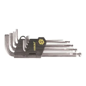 Ключі шестигранні Sigma короткі шар 1/16"-3/8" CrV 9шт (4022541)
