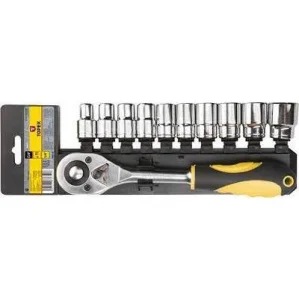 Набір головок торцевих TOPEX 1/2" 11шт (38D652)