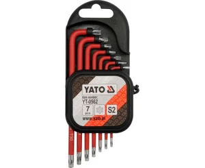 Набір ключів шестигранних YATO TORX Т9-Т30 7шт (YT-0562)