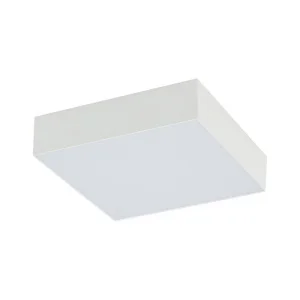 Фото светильник nowodvorski lid square led 25w, 3000k white (10421)