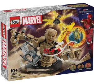 Фото конструктор lego marvel человек-паук vs. песчаный человек: решающая битва 347 деталей (76280)