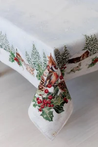 Скатертина гобеленова Прованс Squirrel 135х140см (041753)