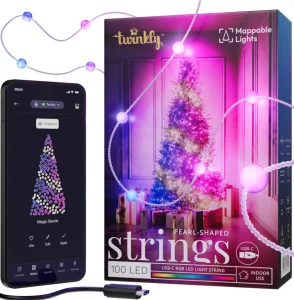 Фото гирлянда smart led twinkly candies pearl twkp100rgb-g