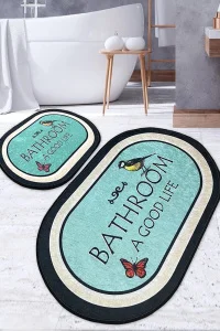 Набір килимків для ванної кімнати Chilai Home Molla 60x100+50x60см (CH_110024187)