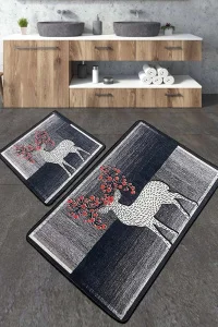Фото набор ковриков для ванной chilai home elafa 60x100+50x60см (ch_110024176)