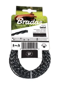 Волосінь для скошування Bradas TWIST квадратна перекручена 2,0ммx15м (ZTS2015K)