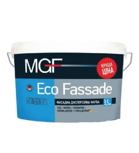 Краска интерьерная акриловая MGF M690 Eко fassade матовый 3,5кг