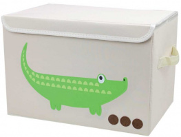 Фото складной короб с крышкой handy home крокодил 38x26x26см (ch14)