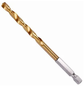 Свердло по металу титанове Yato HSS-TIN HEX 1/4“ 7,5x109мм (YT-44767)