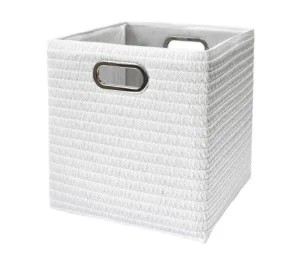 Фото складной короб handy home zigzag белый 30х30х30см (qr14f-l)