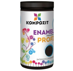 Емаль акрилова Kompozit Profi жовта 0,7л