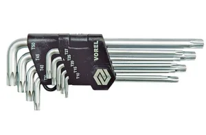 Ключі ТОRХ VOREL Т10-Т50мм, 9шт. (56478)