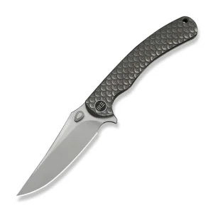 Нож складной туристический Weknife Dracarys, 9,1см Böhler M390/титан 6AL4V серый (WE25061B-1)
