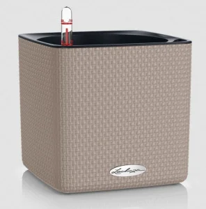 Розумний вазон Lechuza CUBE Color 16 пісочно-коричневий 17x17x16см (13488)