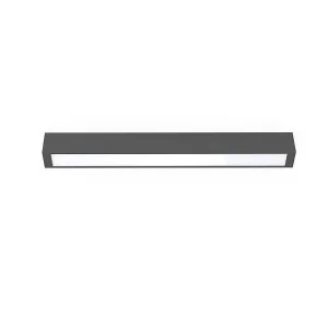 Фото светильник потолочный nowodvorski straight led graphite ceiling 60 (7552)