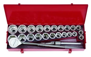 Набір головок торцевих King Tony 3/4" 25 предмета (6325CR01)