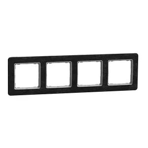 Рамка на чотири поста Schneider Sedna Elements SDD391804 камінь