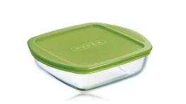 Фото форма pyrex cook & store 20х17х55 см 1 л квадратная с крышкой