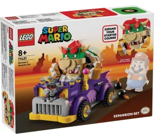 Фото конструктор lego super mario маслкар bowser. дополнительный набор 458 деталей (71431)