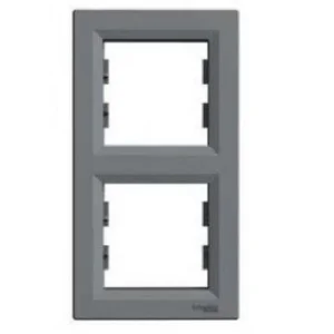 Рамка SCHNEIDER ASFORA EPH5810262 вертикальна 2-постова сталь