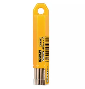 Свердло по металу DeWALT EXTREME INDUSTRIAL COBALT HSS-CO 4,5x46x80мм 10шт (DT4927)
