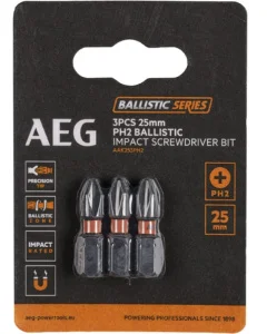 Біти AEG PH2 25мм 3шт (AAK253PH2)