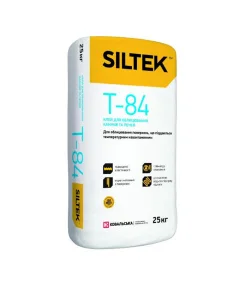 Клей для облицювання камінів та печей Siltek Т-84 25кг