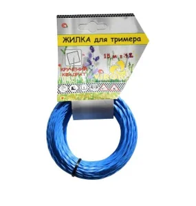 Леска для триммера VIROK крученый квадрат 2,7мм/15м (10V014)