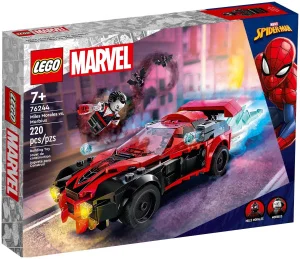 Фото конструктор lego super heroes майлз моралес против морбиуса 220 деталей (76244)