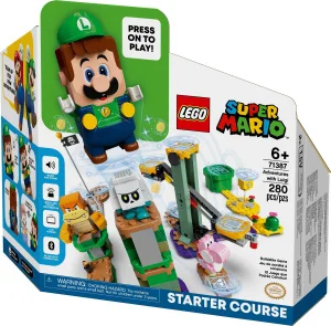 Фото стартовый набор lego super mario приключения из луиджи 280 деталей (71387)