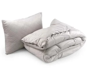 Фото комплект руно soft pearl одеяло 140x205см и подушка 50x70см (924.55_soft pearl)